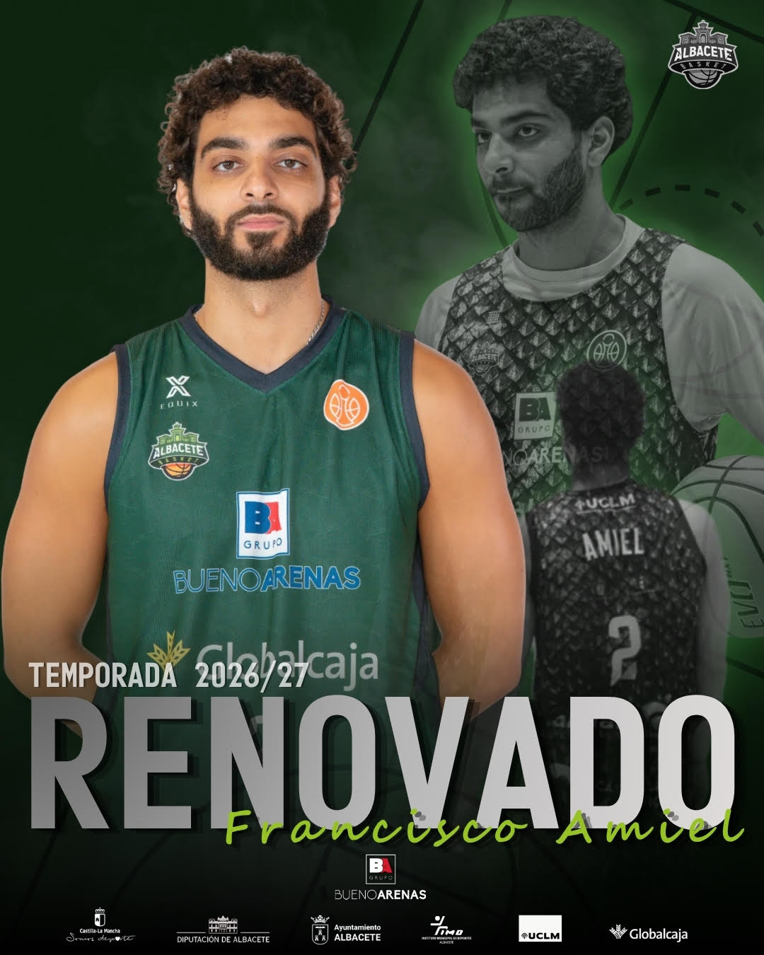 El base portugués Francisco Amiel albacete basket